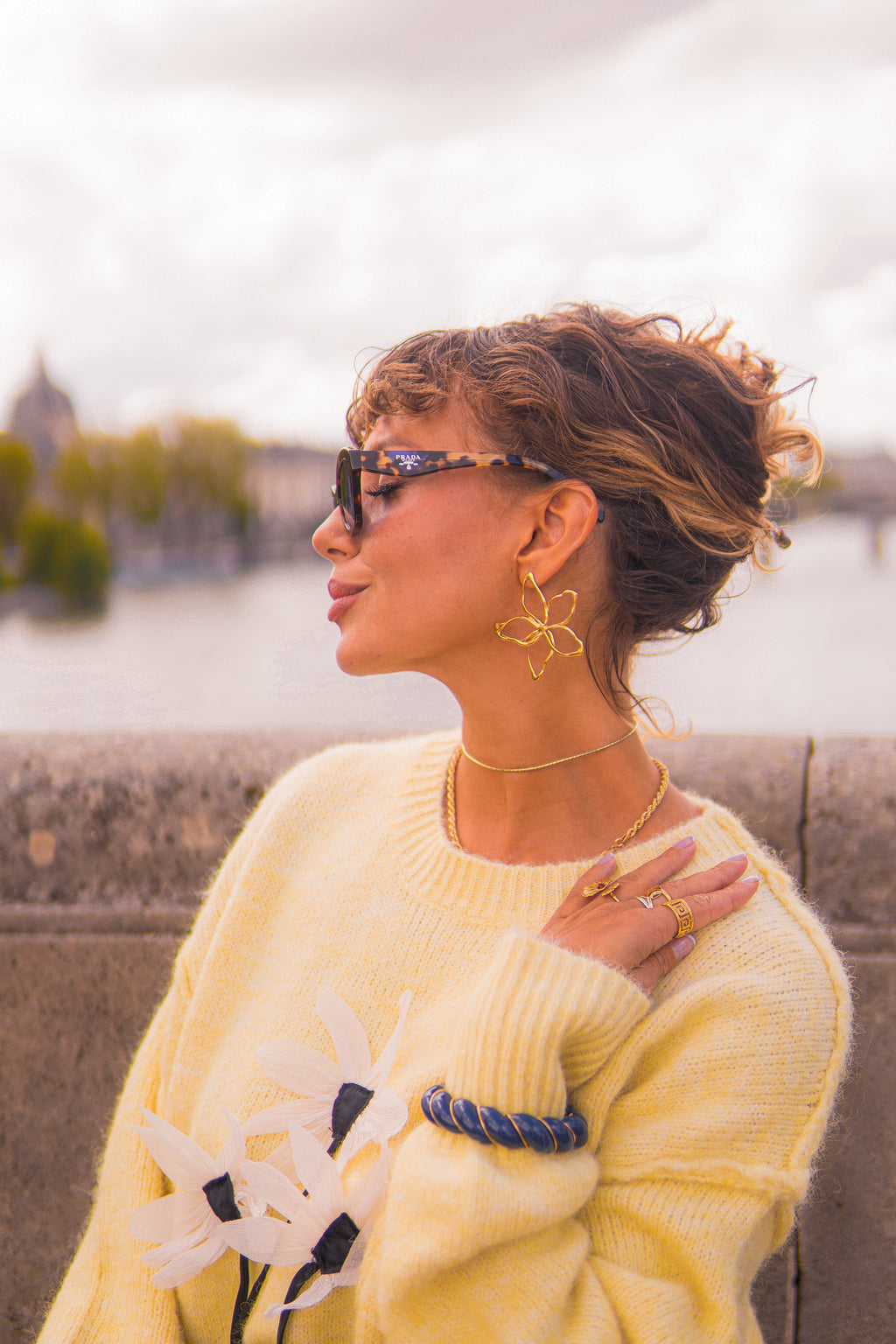 Pull en laine “Daisy Mood”