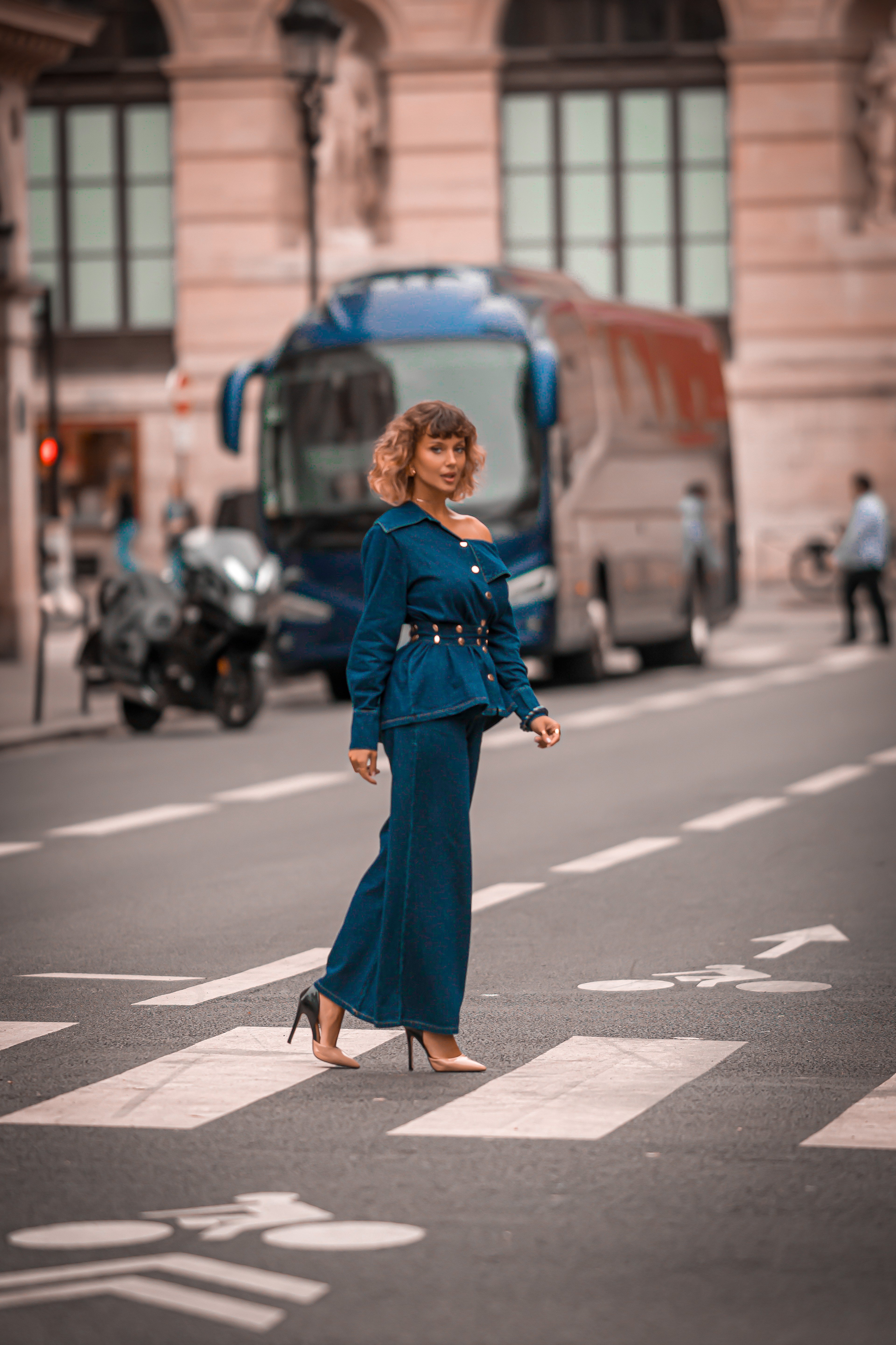Ensemble denim brut