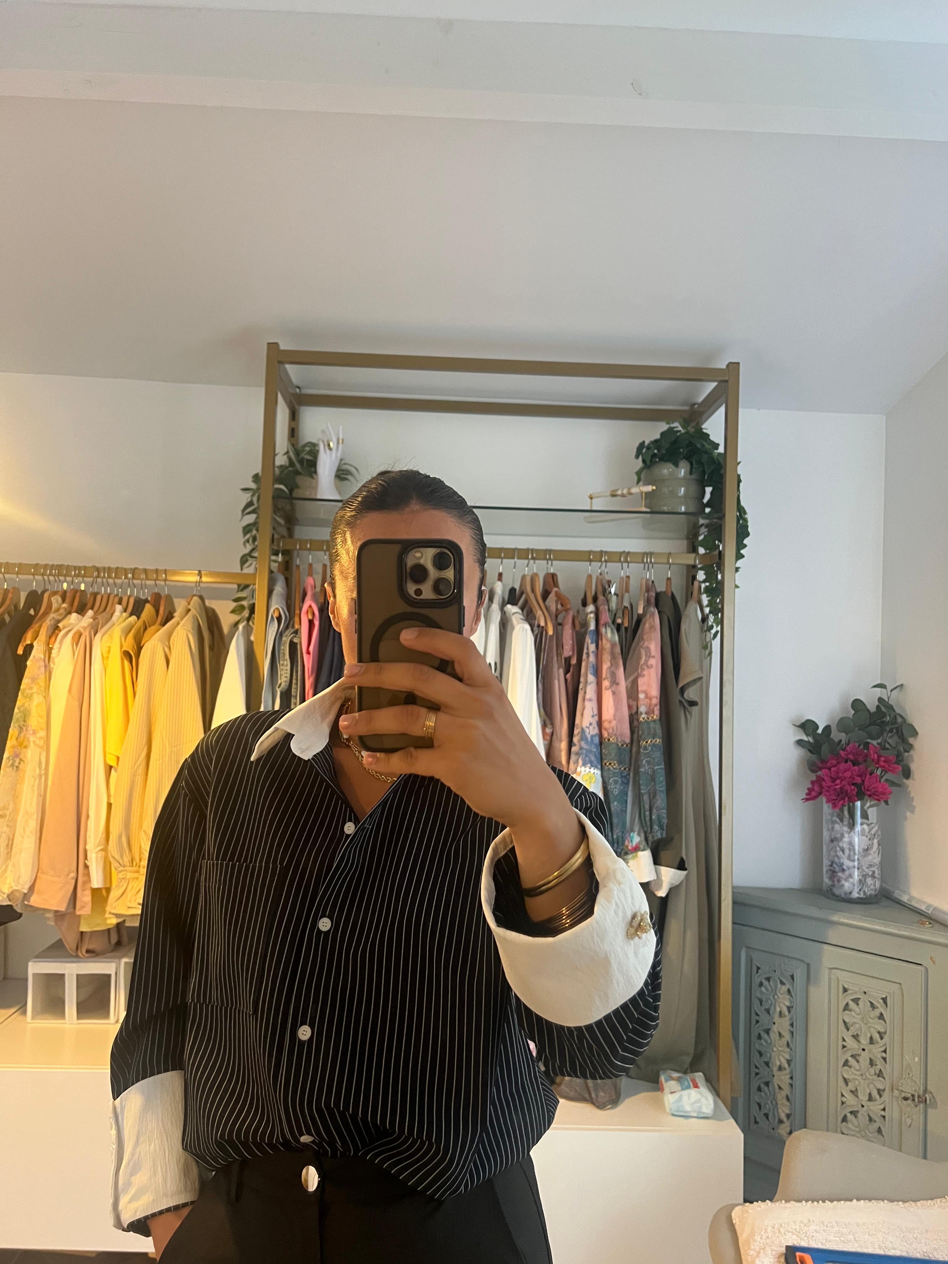 Chemise à rayures
