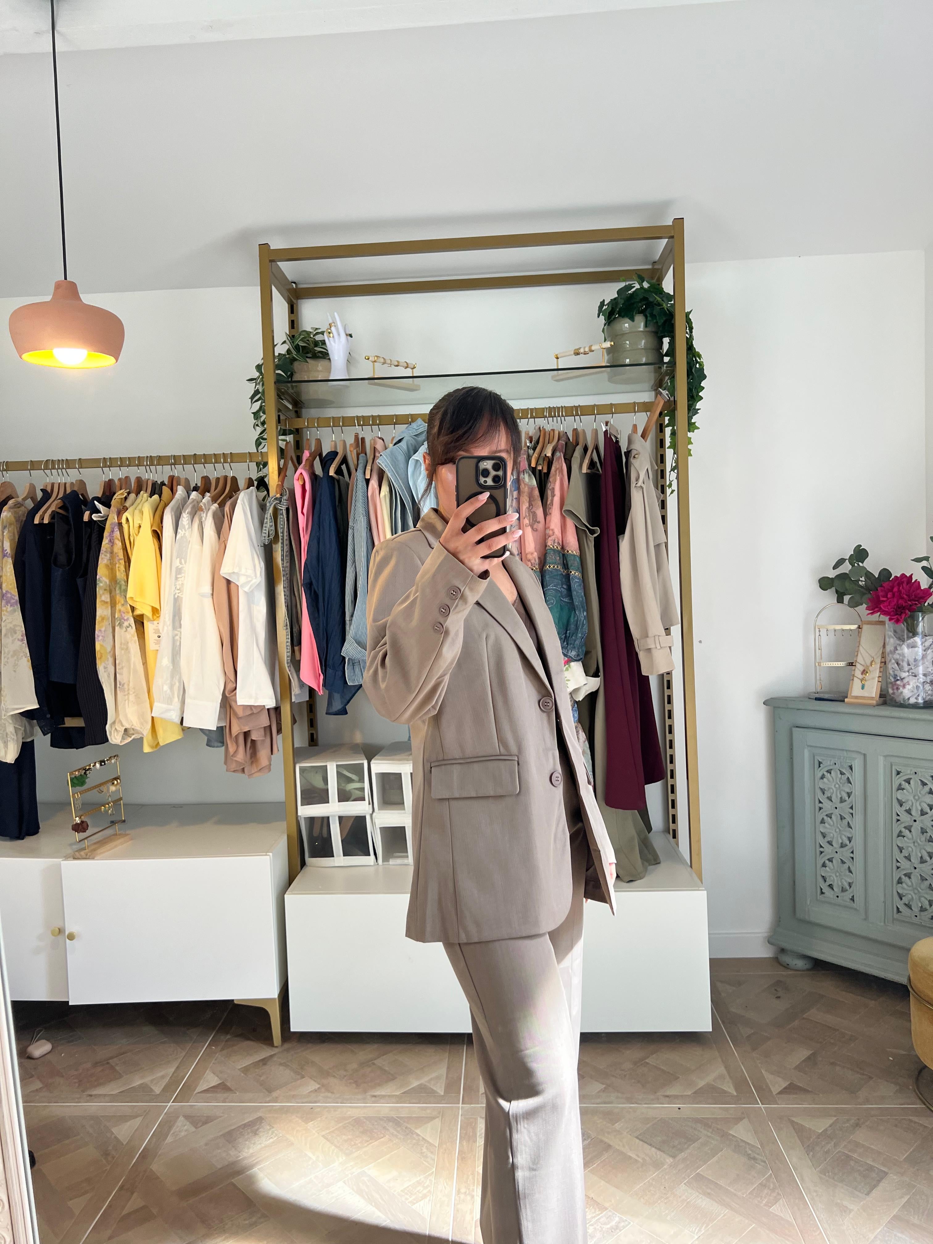 Ensemble tailleur droit
