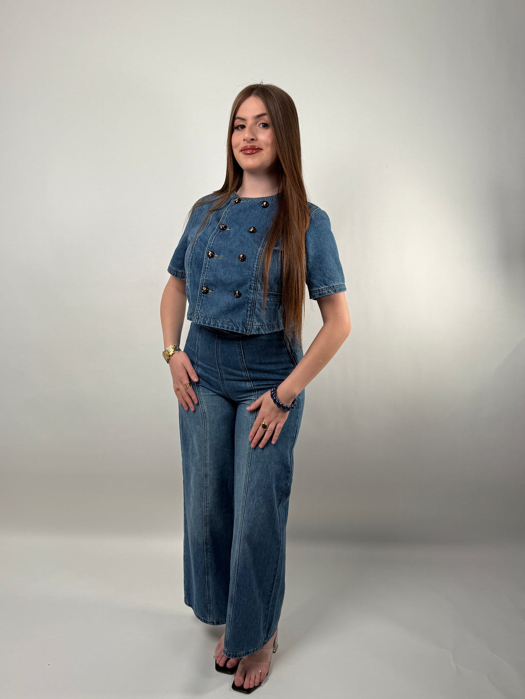 Ensemble "Indigo Rétro"