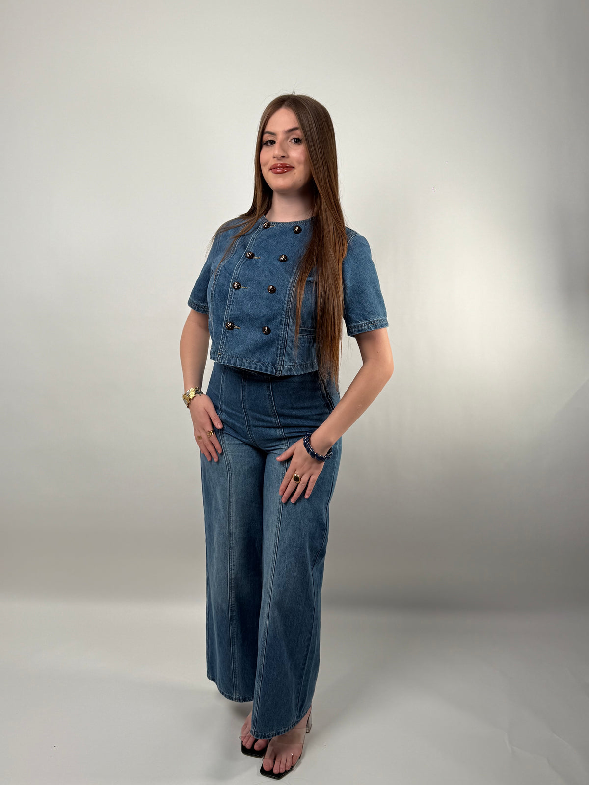 Ensemble "Indigo Rétro"