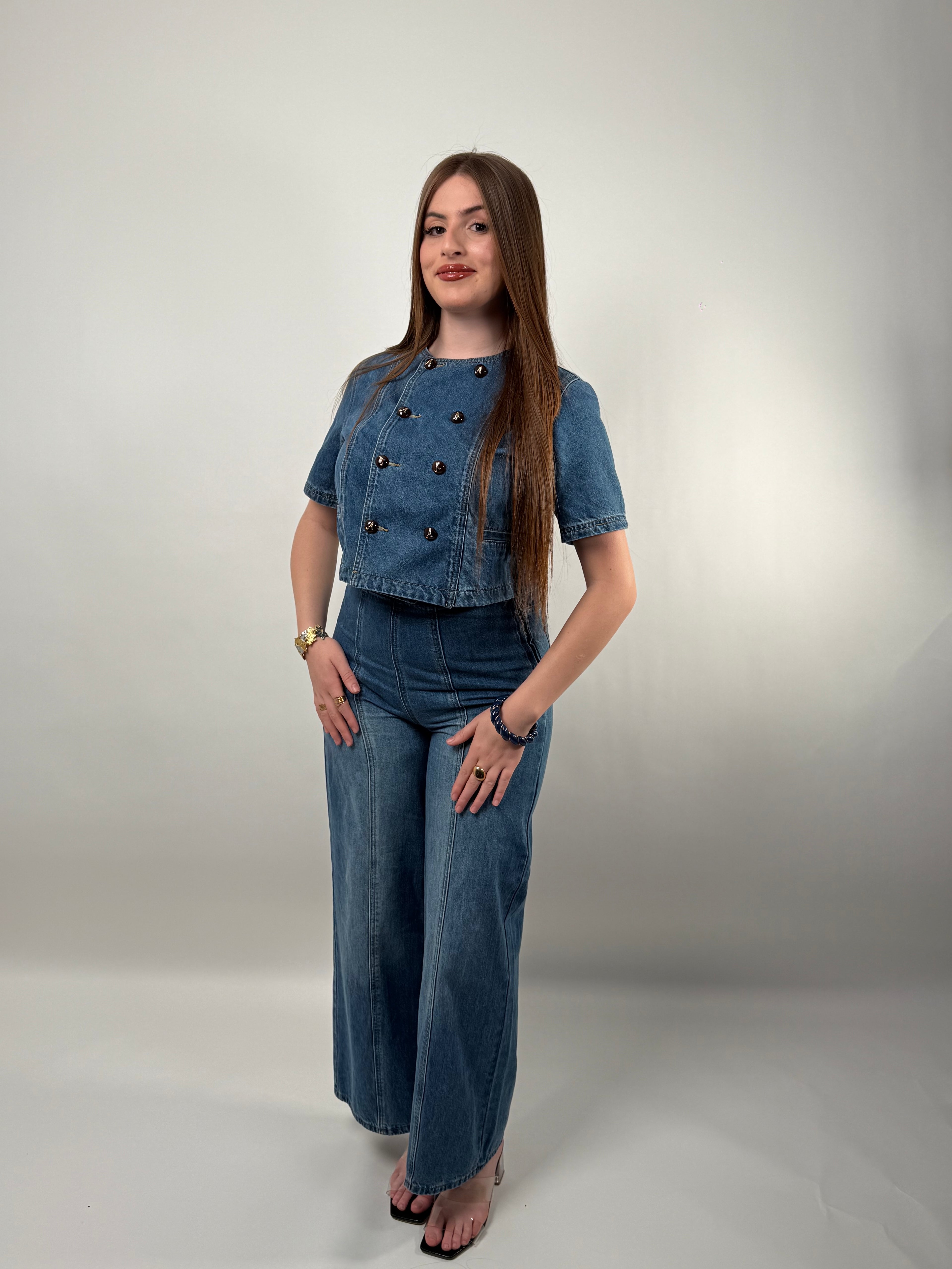 Ensemble "Indigo Rétro"