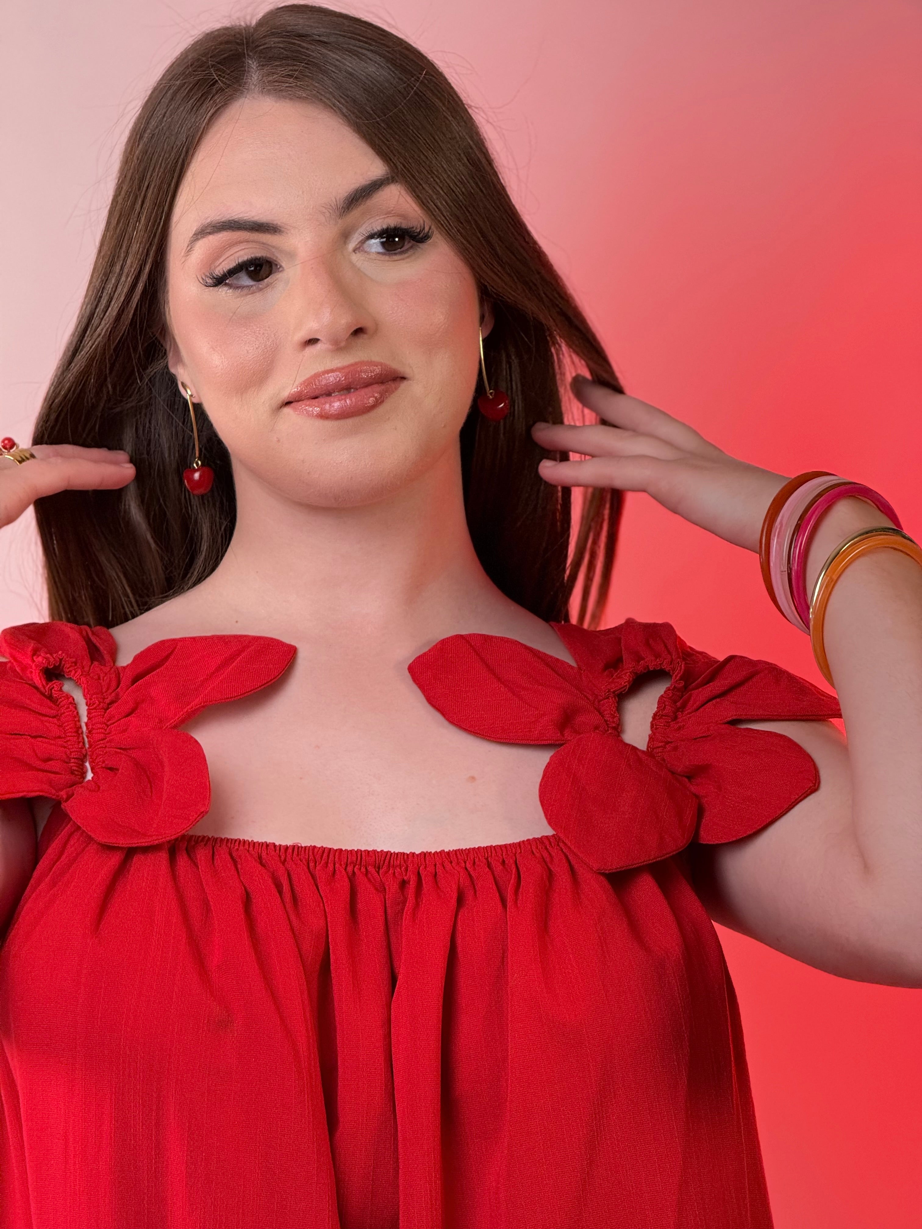 Robe "Passion Écarlate"