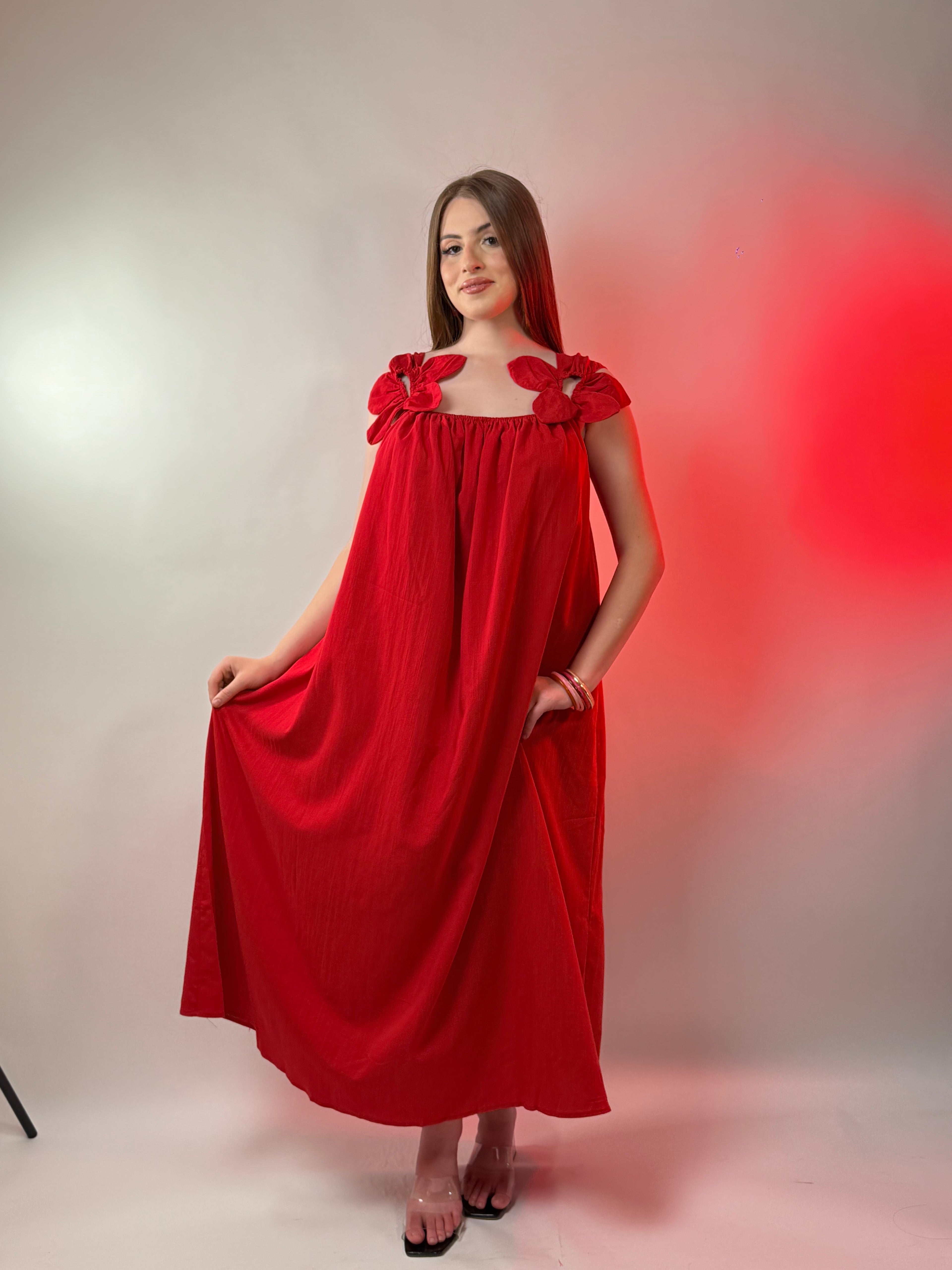 Robe "Passion Écarlate"